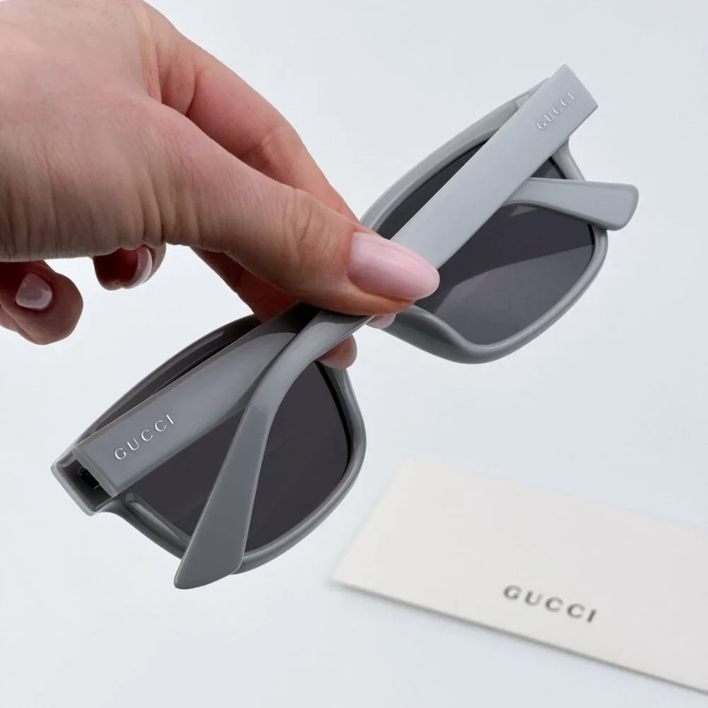 Gucci Men BRAND NEW Sunglasses Grey Square GG1716S 005